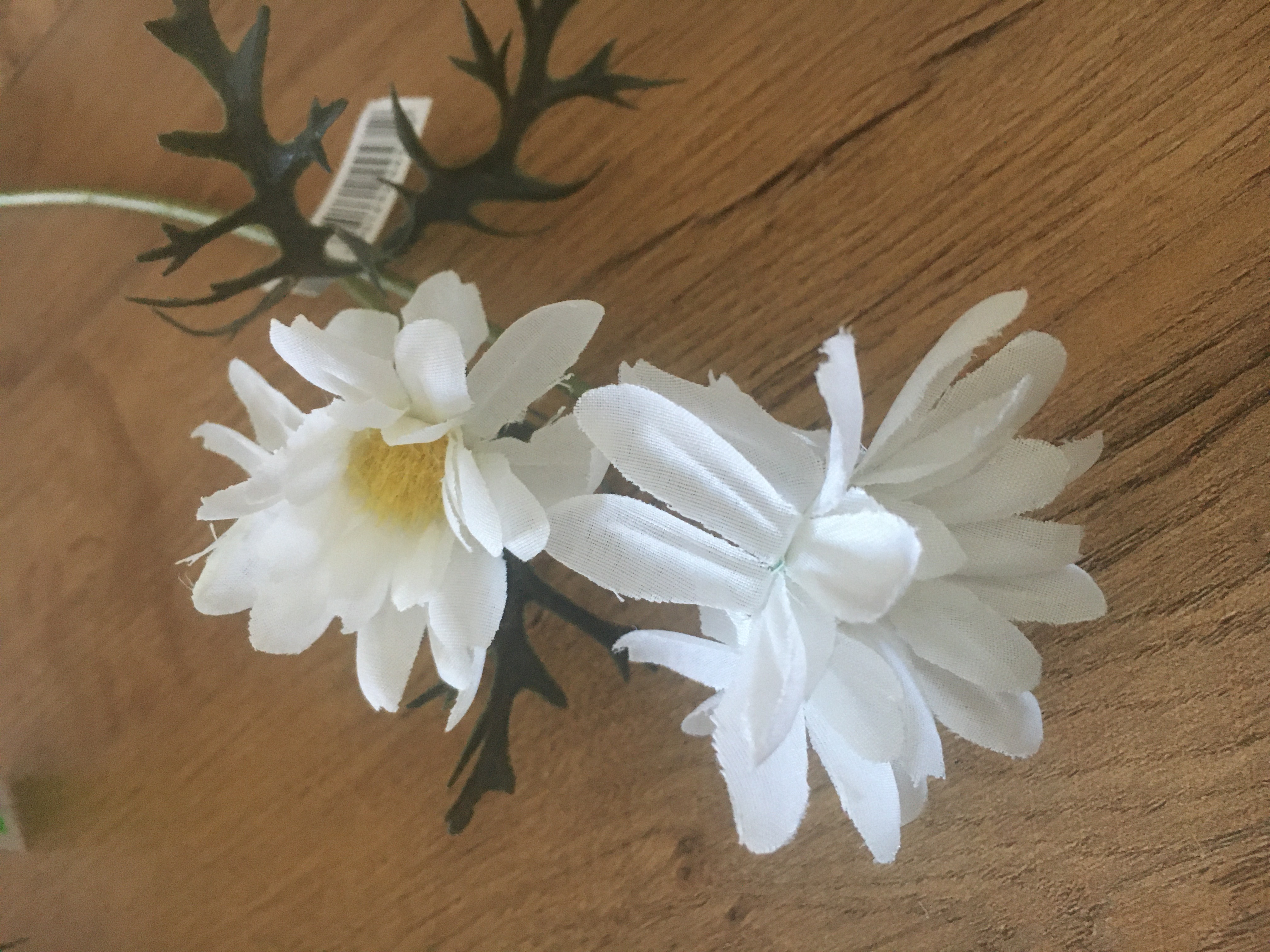 Dekor biele kvety sedmokráska