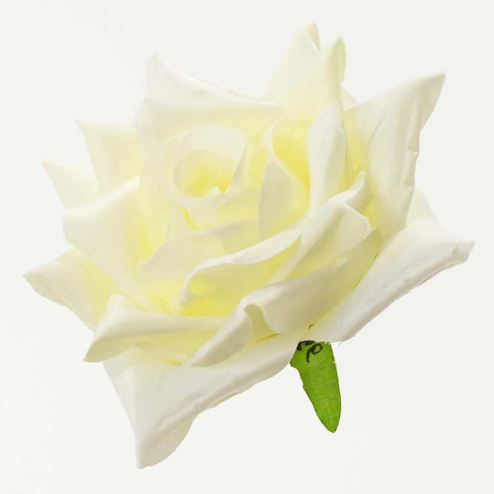 Dekor - Ruža hlava biela