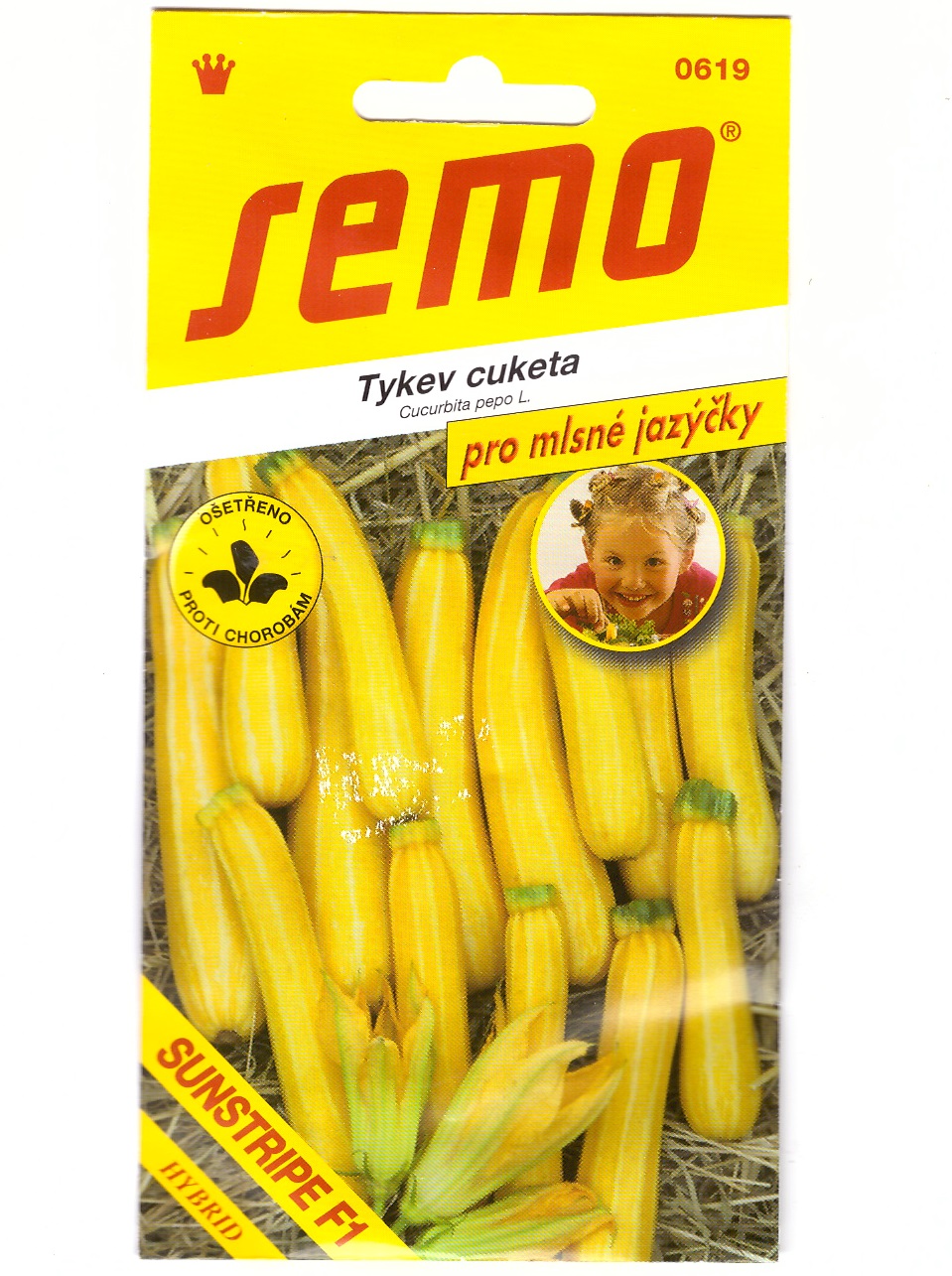 Cuketa Sunstripe F1 žltá