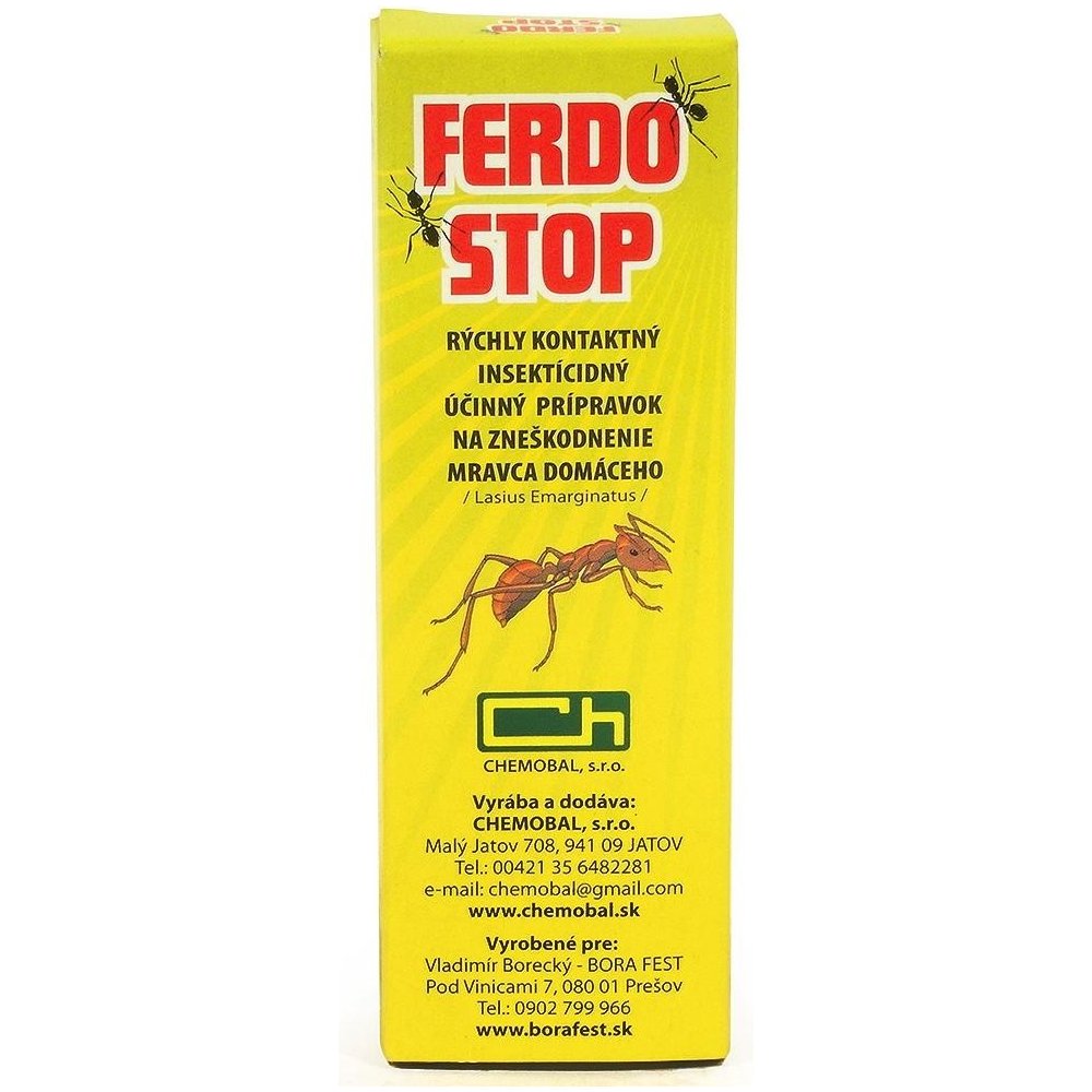 Krieda Ferdo STOP proti mravcom