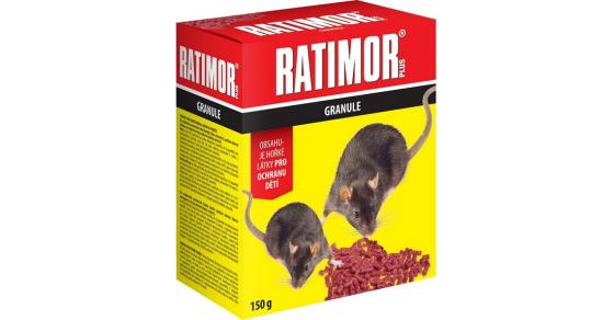 RATIMOR potkany + mysi granul. 150g
